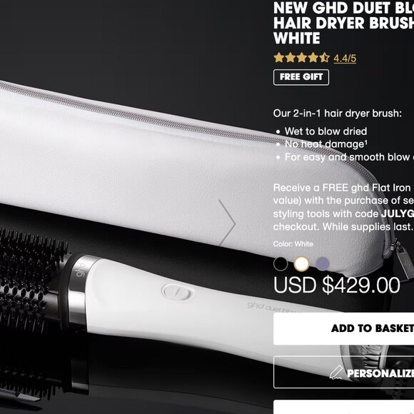 GHD DUET BLOWDRY HAIR DRYER BRUSH -2 IN 1 - Picture 5 of 10